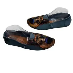 BOBS From Skechers Plush-Breeds Ballet Flat Size 10 German Shepherd memory  foam